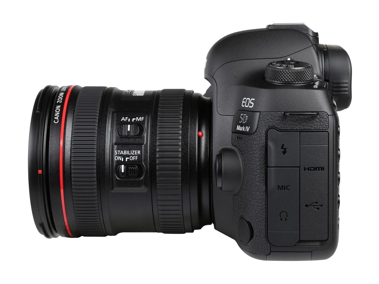 Canon 1483C018 EOS 5D Mark IV DSLR Camera with 24-70mm f/4L Lens