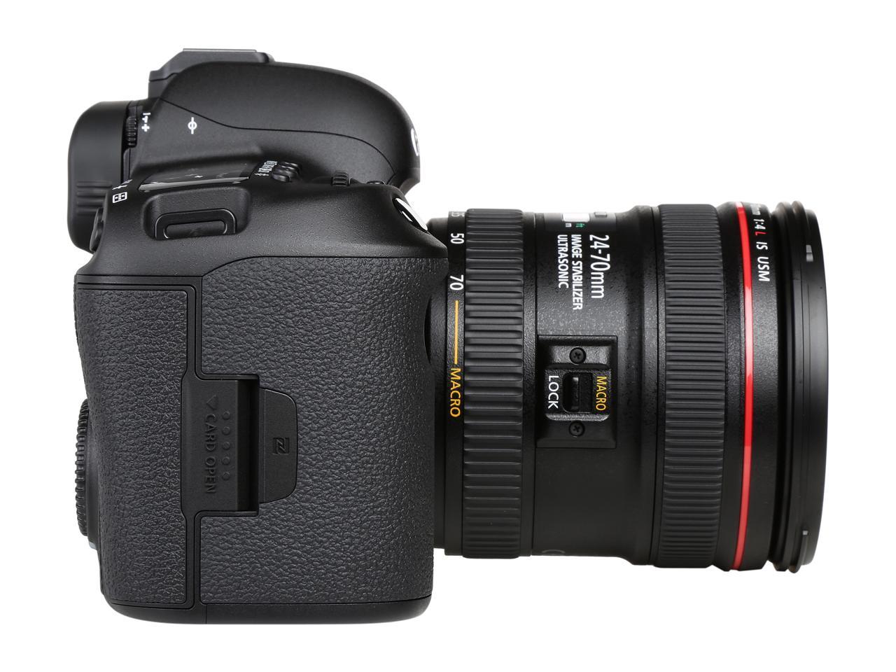 Canon 1483C018 EOS 5D Mark IV DSLR Camera with 24-70mm f/4L Lens