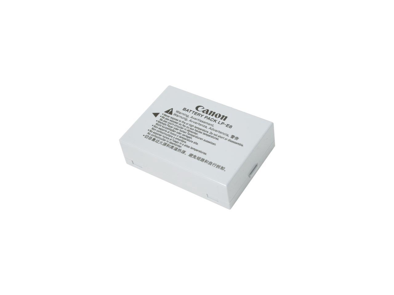 Canon LP-E8 (4515B002) 1-Pack 1120mAh Li-Ion Battery Pack Fits T2i, T3i, T4i and T5i