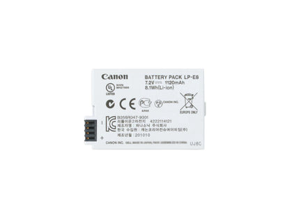 Canon LP-E8 (4515B002) 1-Pack 1120mAh Li-Ion Battery Pack Fits T2i, T3i, T4i and T5i