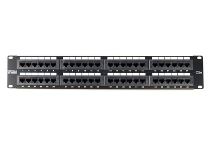 TRENDnet TC-P48C5E 48-Port CAT 5e RJ-45 UTP 19" Rack Mount Patch Panels