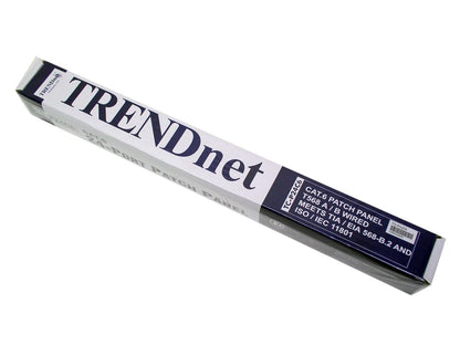 TRENDnet 24-Port Cat6 Unshielded Rackmount Patch Panel, TC-P24C6