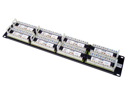 TRENDnet TC-P48C6 48-Port Cat 6 RJ-45 Rack Mount Patch Panel