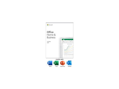 Microsoft Office Home and Business 2019 | 1 device, Windows 10 PC/Mac Key Card