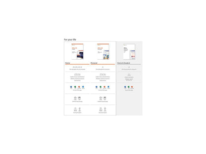 Microsoft Office Home and Student 2019 - 1 Device, Windows 10 PC/Mac Download