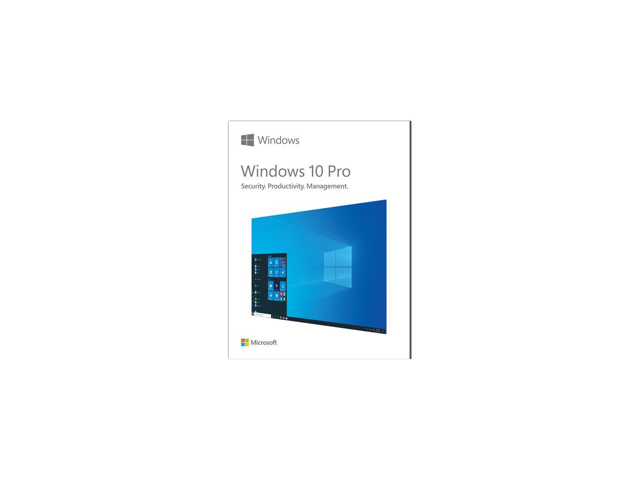 Microsoft Windows 10 Pro - Full Retail Version (USB Flash Drive)