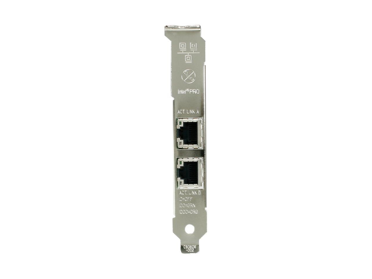 Intel Gigabit ET Dual Port Server Adapter, OEM Pack (E1G42ETBLK)