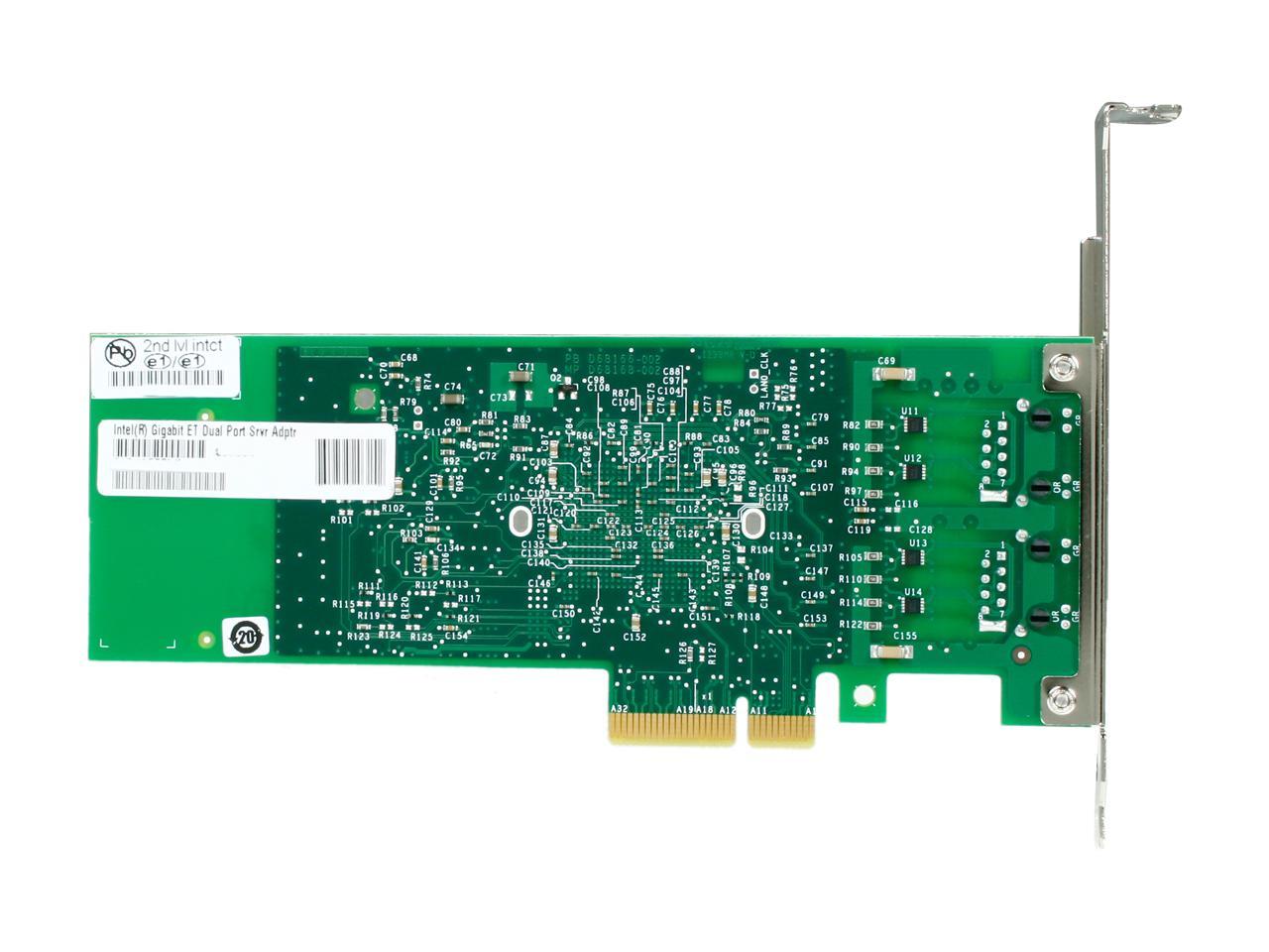 Intel Gigabit ET Dual Port Server Adapter, OEM Pack (E1G42ETBLK)