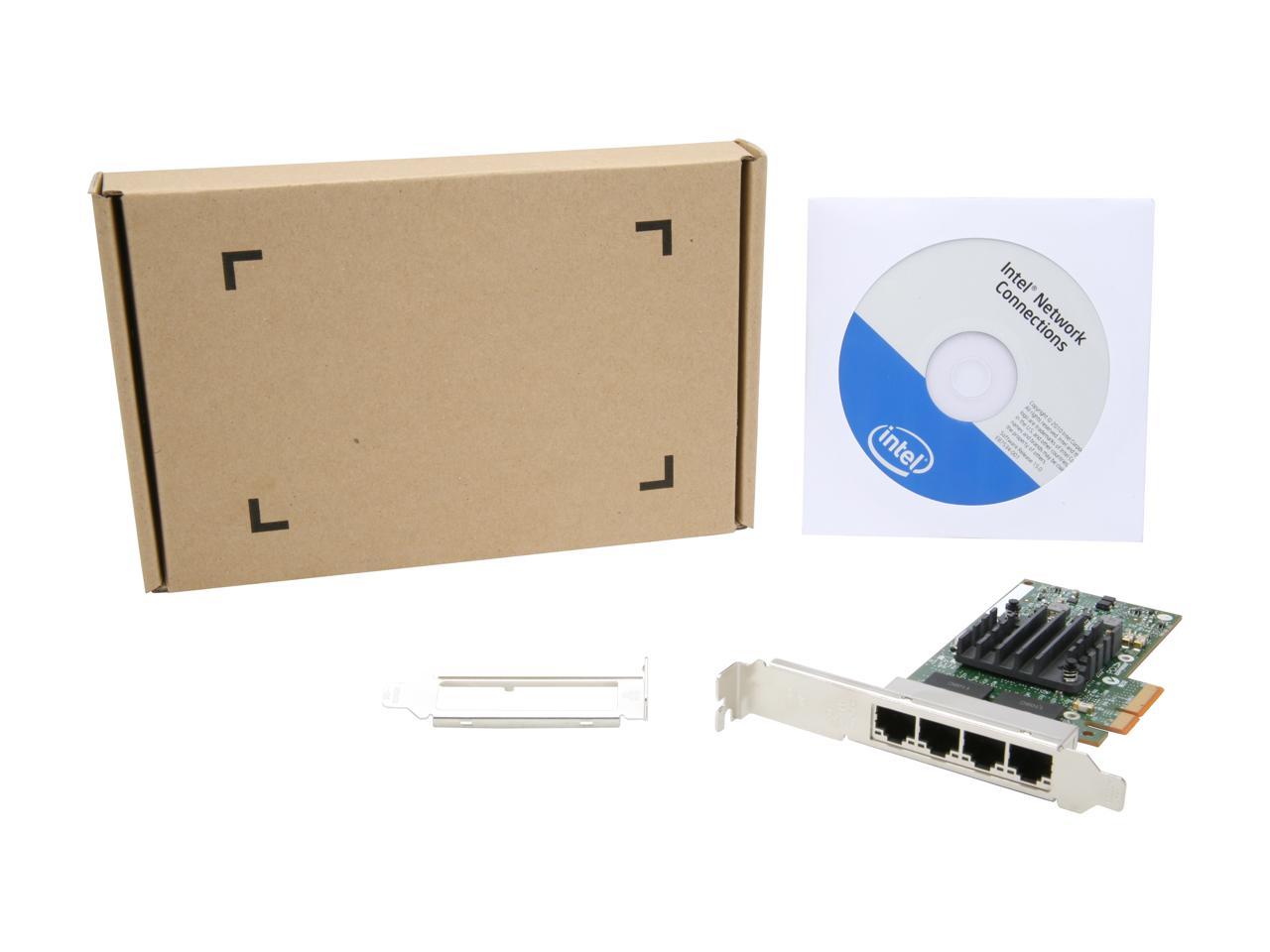 Intel E1G44HT Server Adapter I340-T4 10/100/1000Mbps PCI-Express 2.0 4 x RJ45