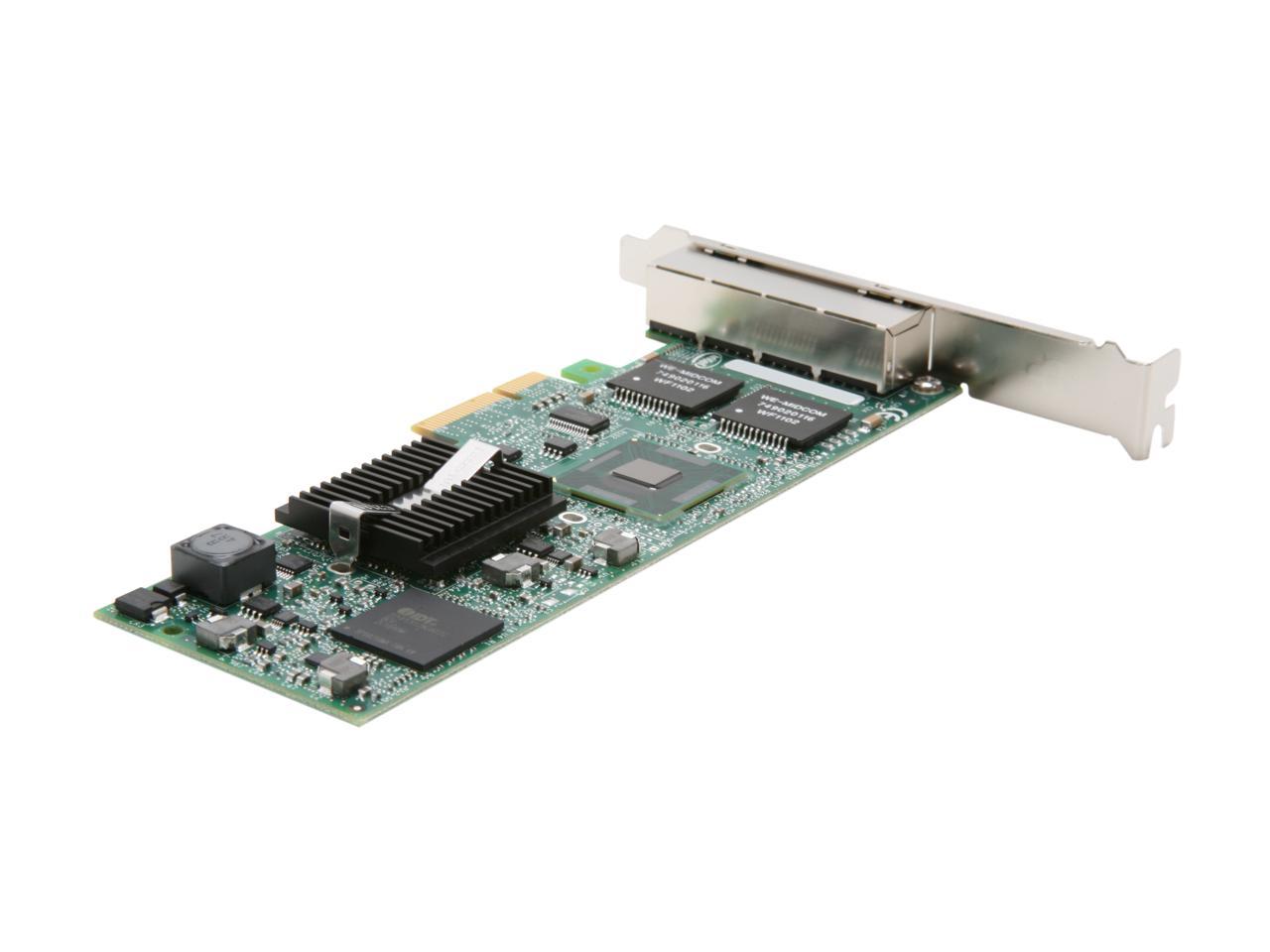 Intel E1G44ET2 Gigabit Ethernet Card 10/100/1000Mbps PCI-Express 4 x RJ45