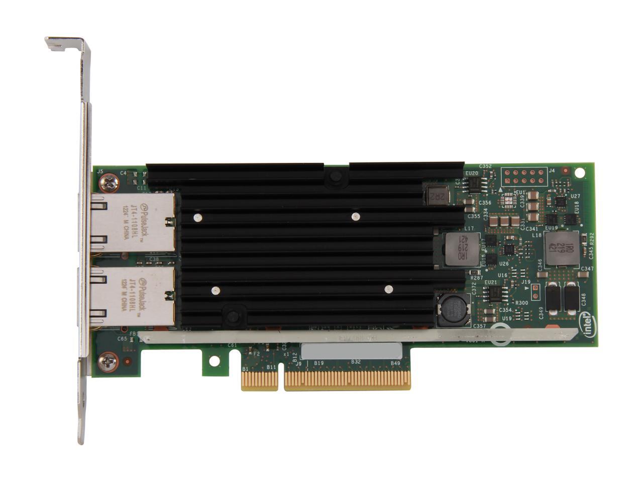 Intel X540T2 Ethernet Converged Network Adapter 100Mbps/1Gbps/10Gbps PCI Express 2.1 x8 2 x RJ45
