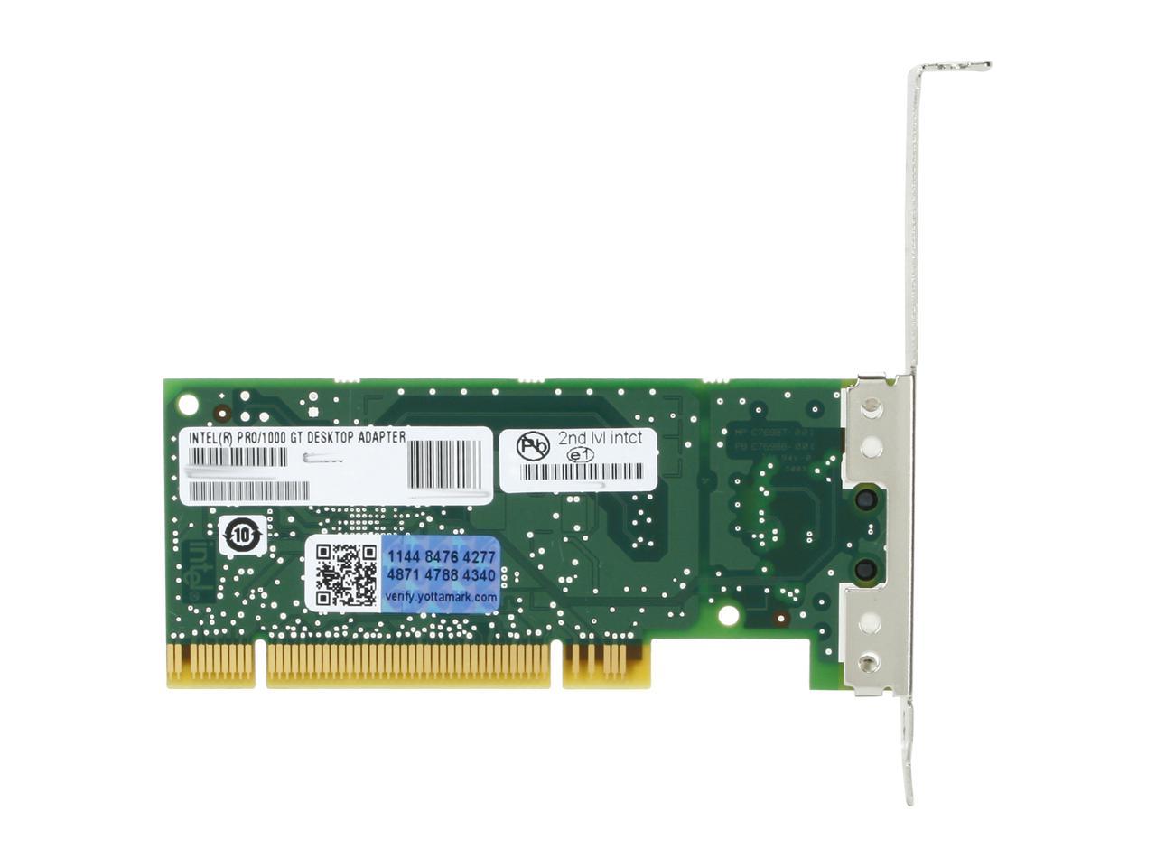 Intel PWLA8391GT PRO/1000 GT Desktop Adapter 10/100/1000Mbps PCI 1 x RJ45