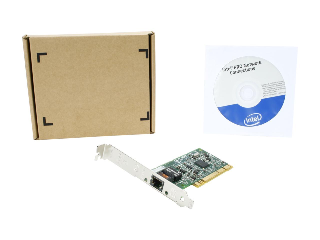 Intel PWLA8391GT PRO/1000 GT Desktop Adapter 10/100/1000Mbps PCI 1 x RJ45