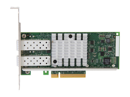 Intel X520-DA2 Dual Ports 10 Gigabit Ethernet Converged Network Adapter, PCI Express 2.0 x8, Low Profile