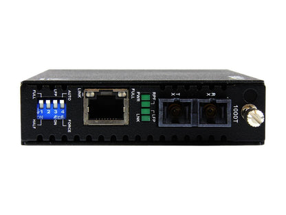StarTech ET91000SC2 1000 Mbps Gigabit Ethernet Multi Mode Fiber Media Converter with SC 550m