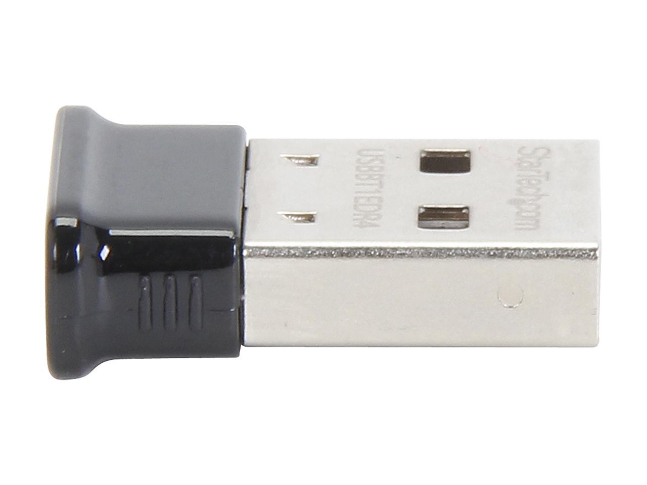 StarTech USBBT1EDR4 Mini USB Bluetooth 4.0 Adapter - 50m / 165 ft. Class 1 EDR Wireless Dongle - Mini Bluetooth Dongle Bluetooth Smart Ready LE+EDR