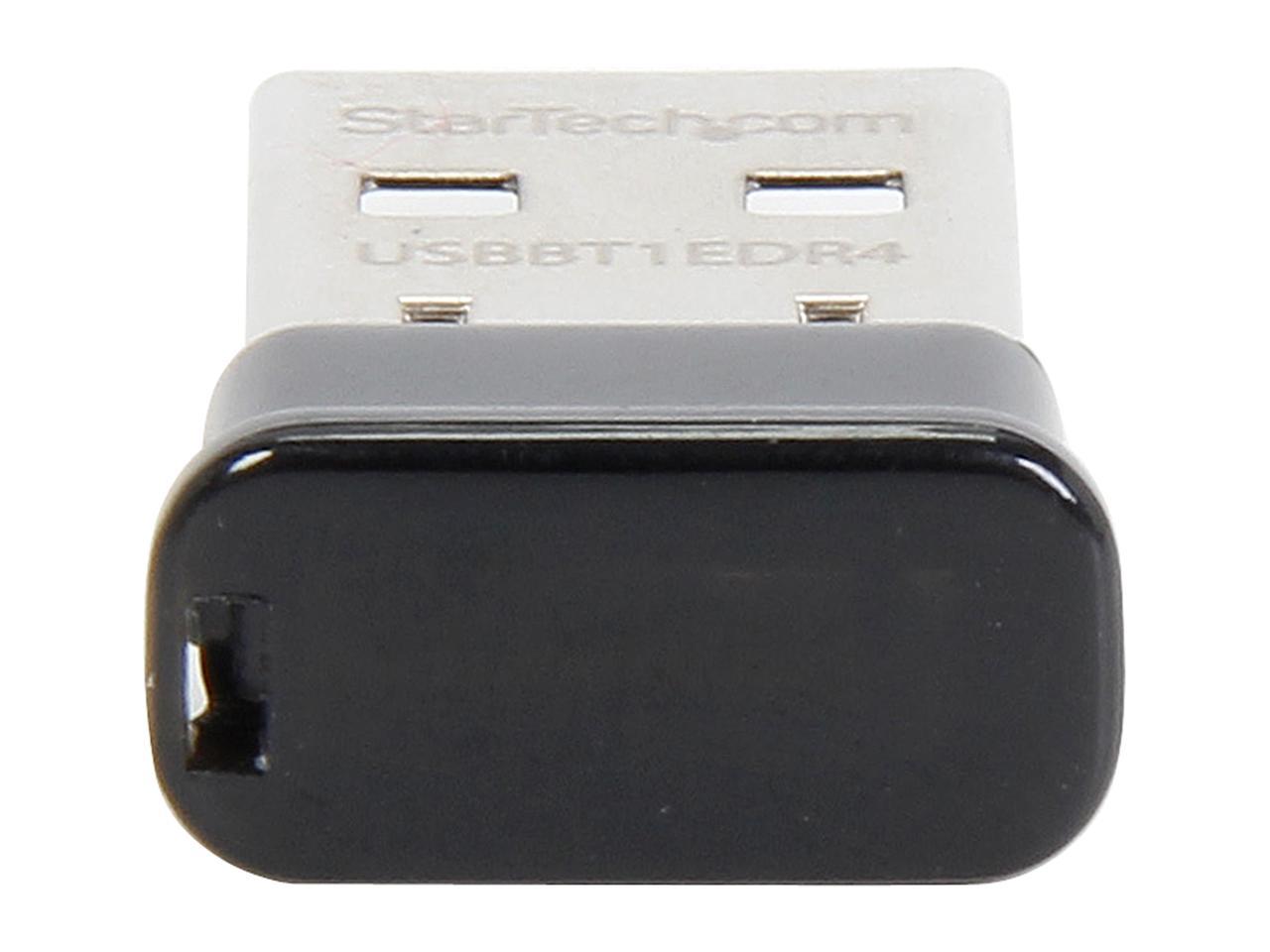 StarTech USBBT1EDR4 Mini USB Bluetooth 4.0 Adapter - 50m / 165 ft. Class 1 EDR Wireless Dongle - Mini Bluetooth Dongle Bluetooth Smart Ready LE+EDR