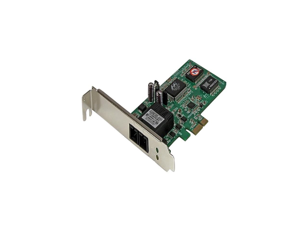 StarTech.com PCI Express (PCIe) Gigabit Ethernet Multimode SC Fiber Network Card Adapter NIC - 550m