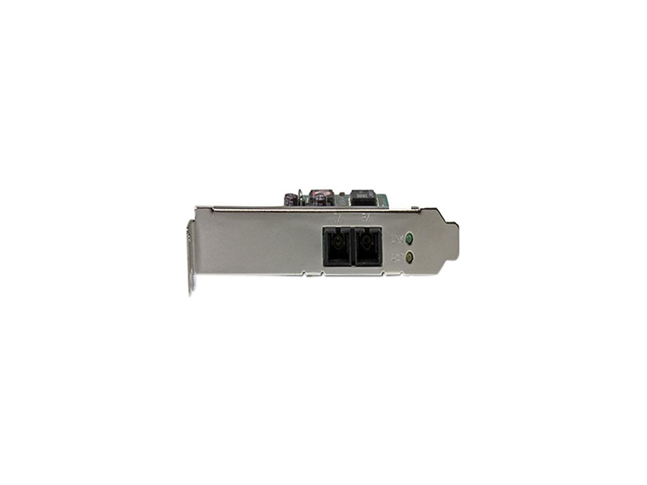 StarTech.com PCI Express (PCIe) Gigabit Ethernet Multimode SC Fiber Network Card Adapter NIC - 550m