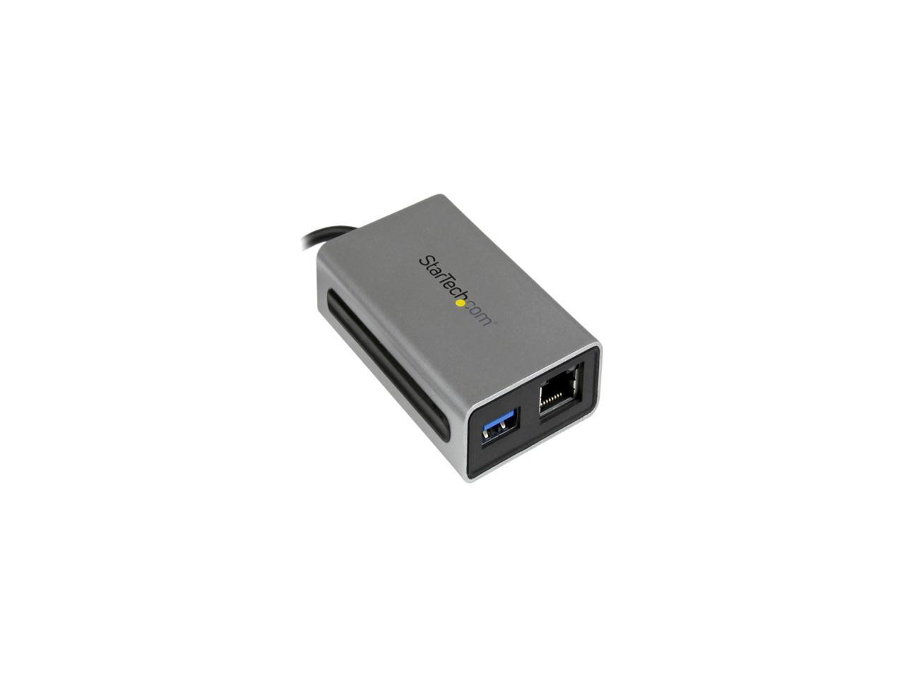 StarTech.com Thunderbolt to Gigabit Ethernet plus USB 3.0 - Thunderbolt Adapter
