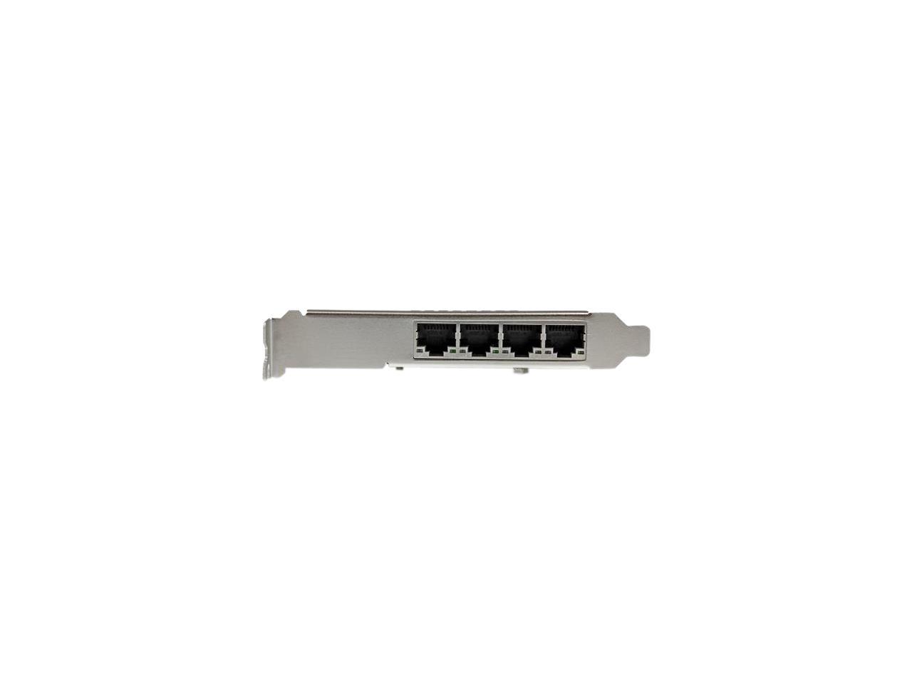 StarTech ST4000SPEXI 4-Port Gigabit Ethernet Network Card - PCI Express, Intel I350 NIC