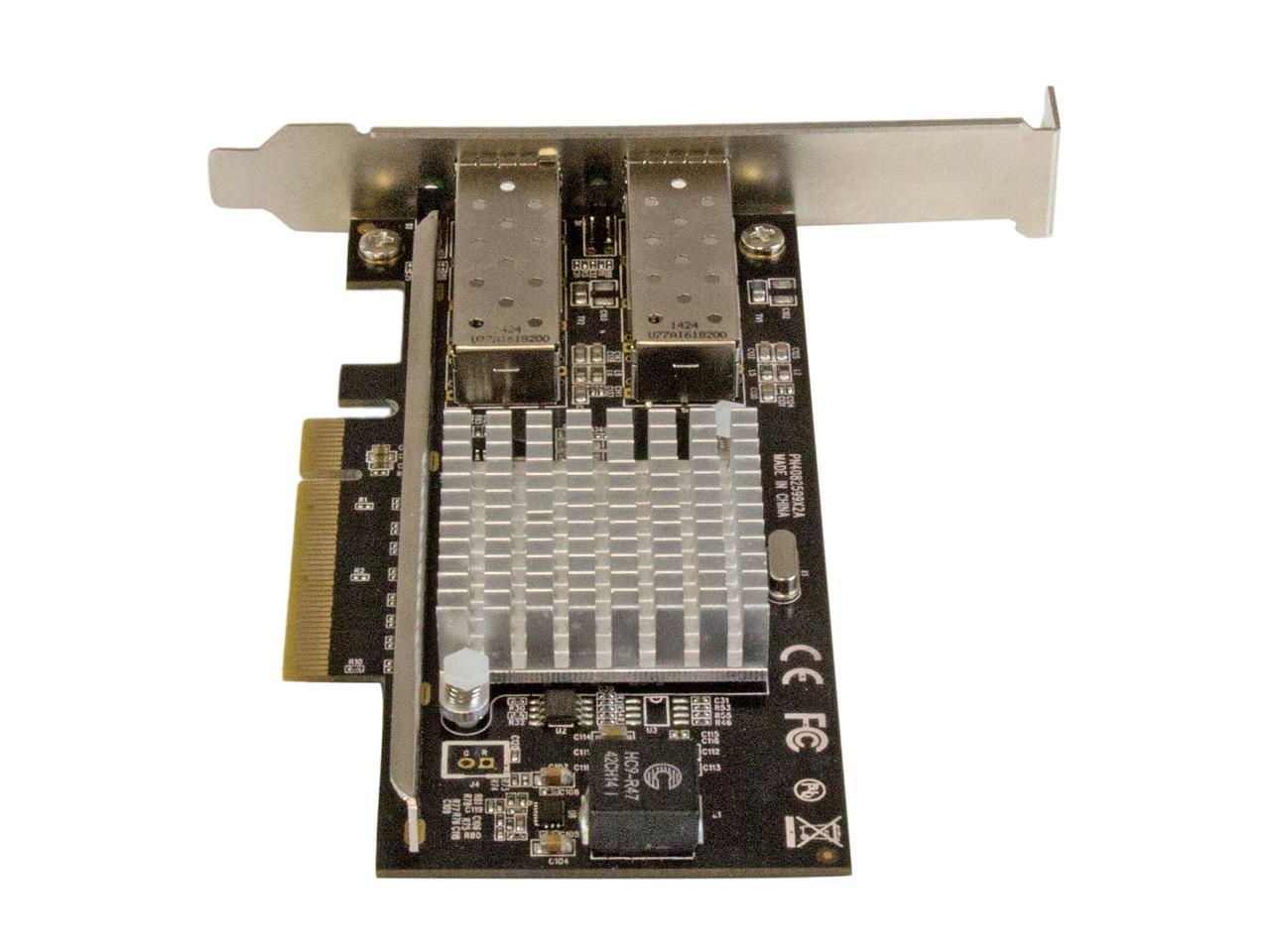 StarTech PEX20000SFPI 10G Network Card - 2 x 10G Open SFP+ Multimode LC Fiber Connector - Intel 82599 Chip - Gigabit Ethernet Card