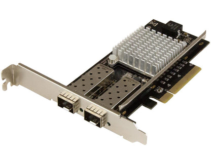 StarTech PEX20000SFPI 10G Network Card - 2 x 10G Open SFP+ Multimode LC Fiber Connector - Intel 82599 Chip - Gigabit Ethernet Card