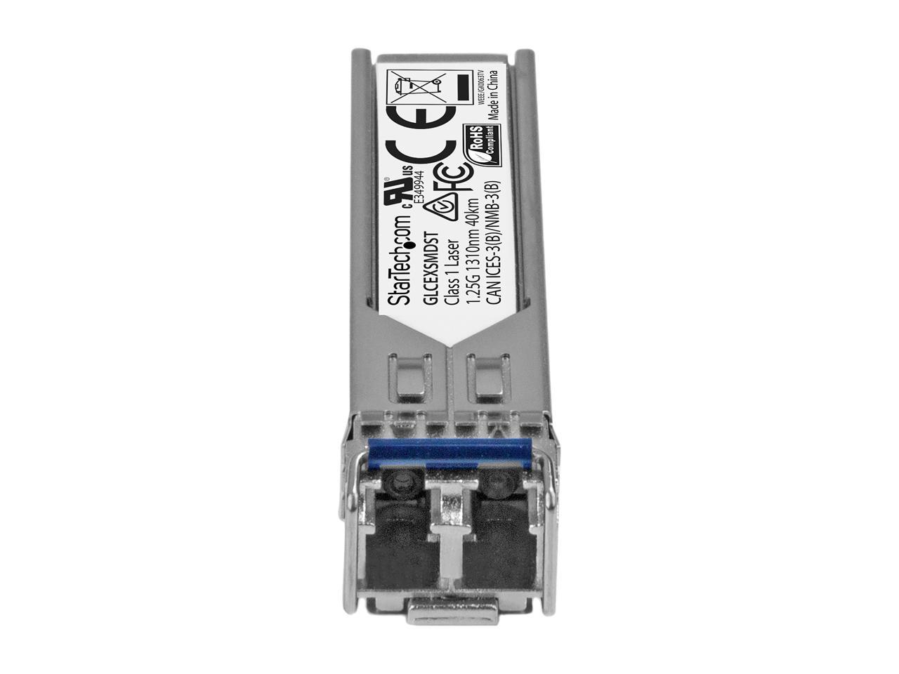 StarTech.com GLCEXSMDST Cisco GLC-EX-SMD Compatible SFP Module - 1000BASE-EX Fiber Optical Transceiver - GLCEXSMDST