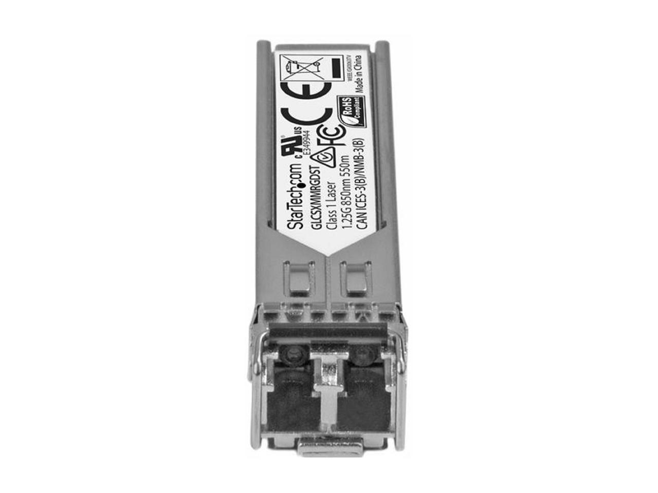 StarTech.com GLCSXMMRGDST Cisco GLC-SX-MM-RGD Compatible SFP Module - 1000BASE-SX Fiber Optical Transceiver - GLCSXMMRGDST