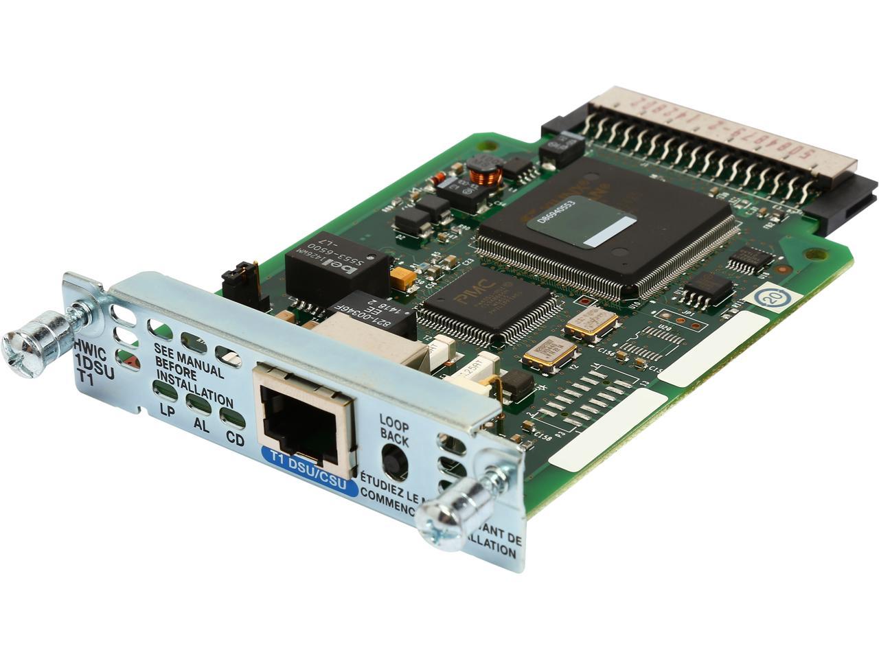 CISCO HWIC-1DSU-T1= 1-Port T1/Fractional T1 DSU/CSU WAN Interface Card