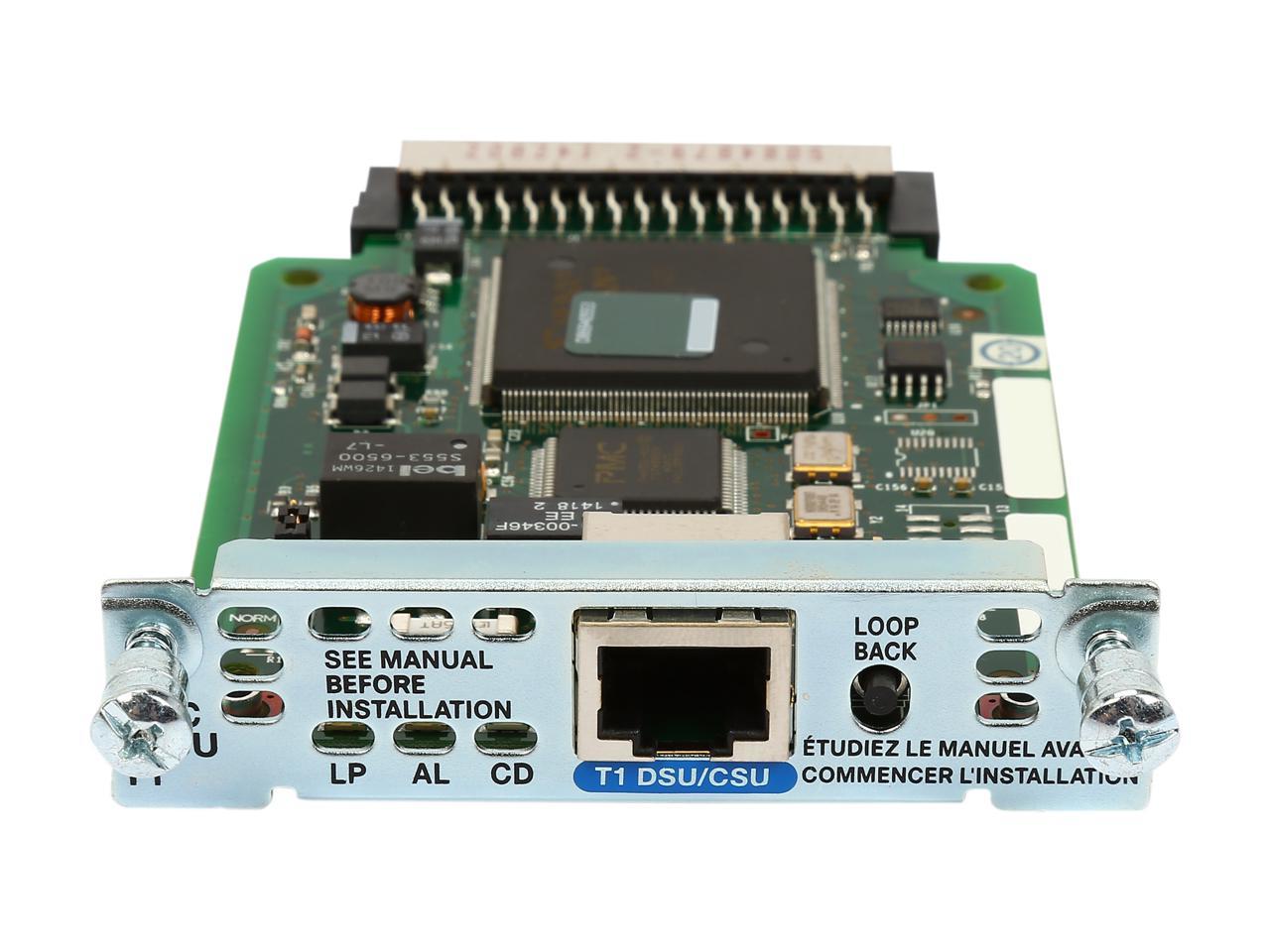 CISCO HWIC-1DSU-T1= 1-Port T1/Fractional T1 DSU/CSU WAN Interface Card