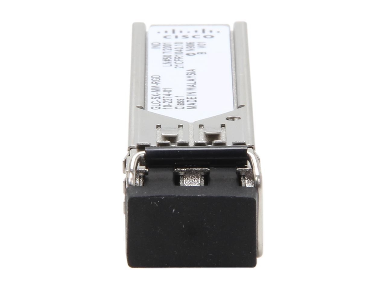 CISCO GLC-SX-MM-RGD= 1000BASE-SX SFP 1 Gbps 1 x LC/PC Duplex Connector 1000Base-SX
