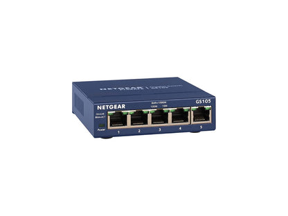 NETGEAR 5-Port Gigabit Ethernet Unmanaged Switch (GS105NA)