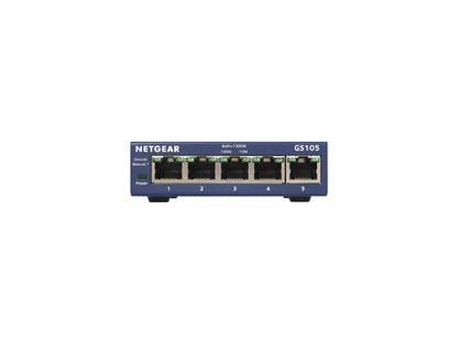 NETGEAR 5-Port Gigabit Ethernet Unmanaged Switch (GS105NA)