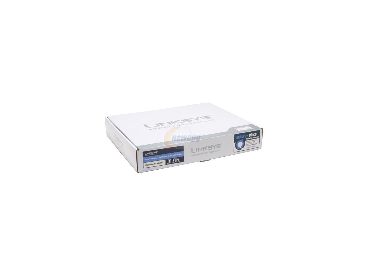 Cisco Small Business SRW248G4 48-Port + 4-Port Gigabit Switch with WebView