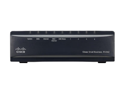 Cisco Small Business RV042 VPN Router 2 x 10/100Mbps WAN Ports 4 x 10/100Mbps LAN Ports