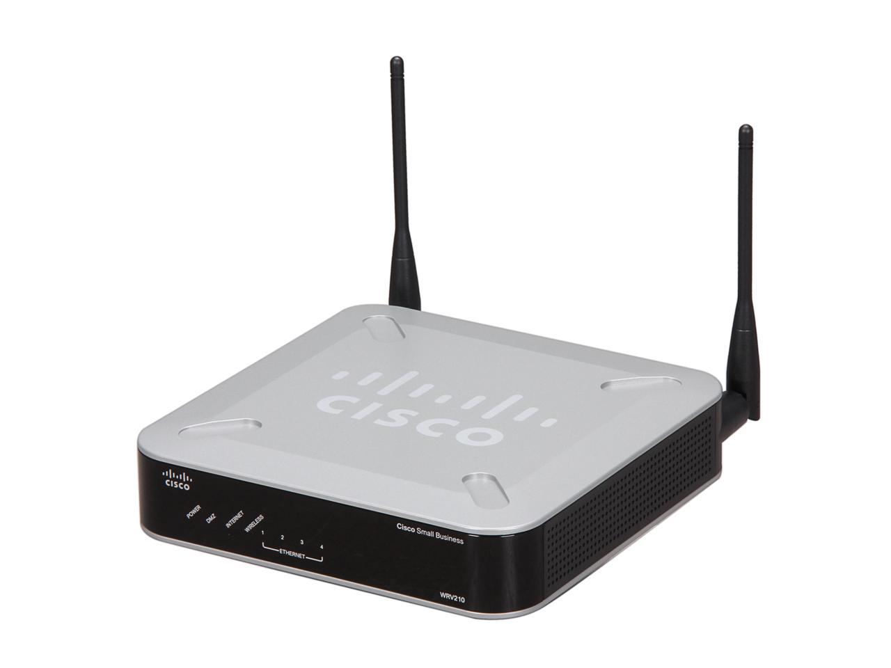 Cisco Small Business WRV210 Wireless VPN Router with RangeBooster 802.11b/g up to 54Mbps