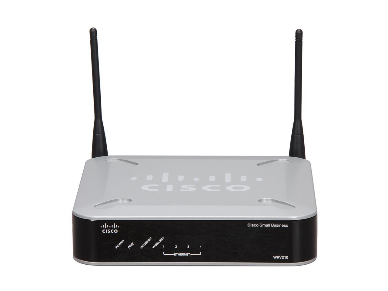 Cisco Small Business WRV210 Wireless VPN Router with RangeBooster 802.11b/g up to 54Mbps