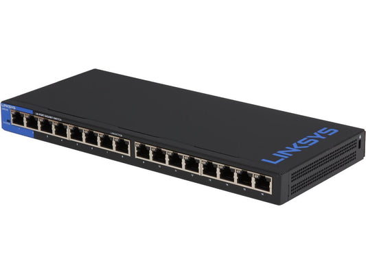 Linksys 16-Port Business Desktop Gigabit Switch (LGS116)