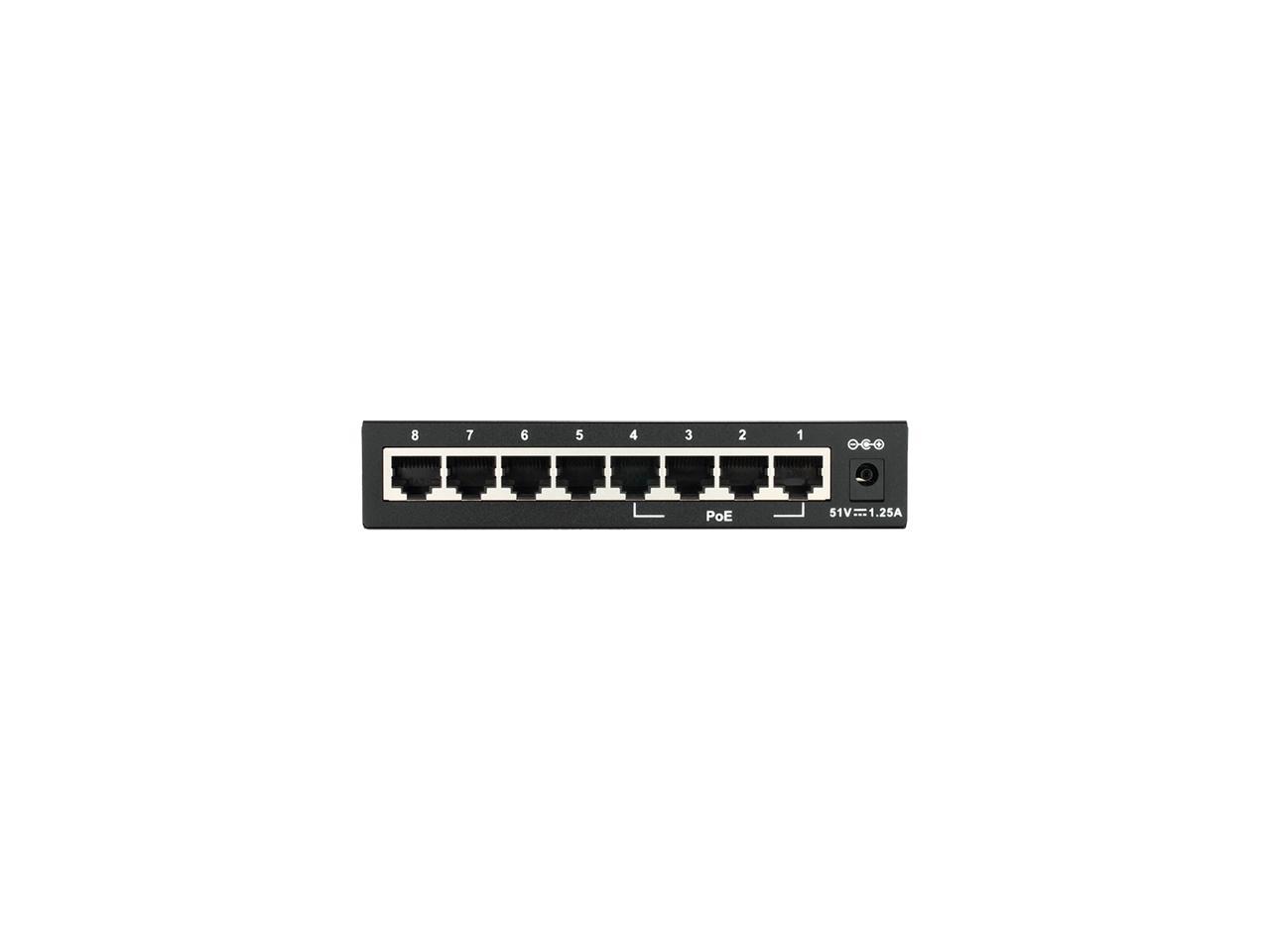 D-Link DES-1008PA Unmanaged Desktop Switch with 4 PoE Ports