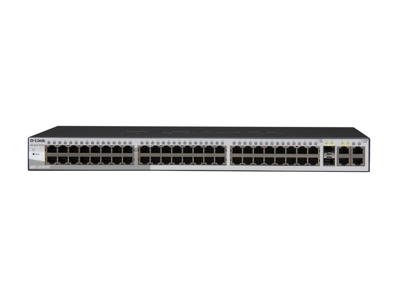 D-Link WebSmart DES-1210-52 Managed Ethernet Switch