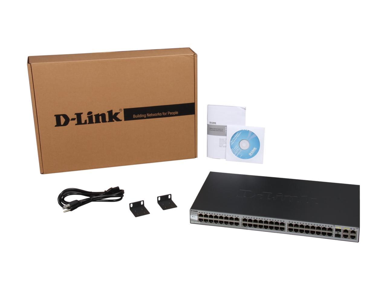D-Link WebSmart DES-1210-52 Managed Ethernet Switch