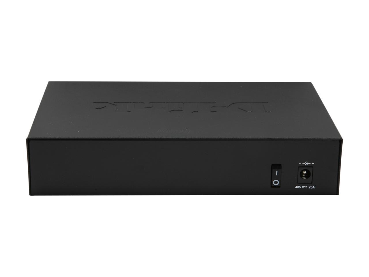 D-Link DGS-1008P Switches 4 to 10 Ports 8-port Gigabit Ethernet POE Switch