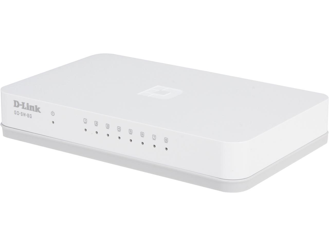 D-Link GO-SW-8G Unmanaged Gigabit Desktop Switch