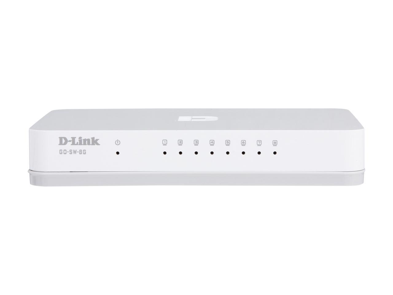 D-Link GO-SW-8G Unmanaged Gigabit Desktop Switch