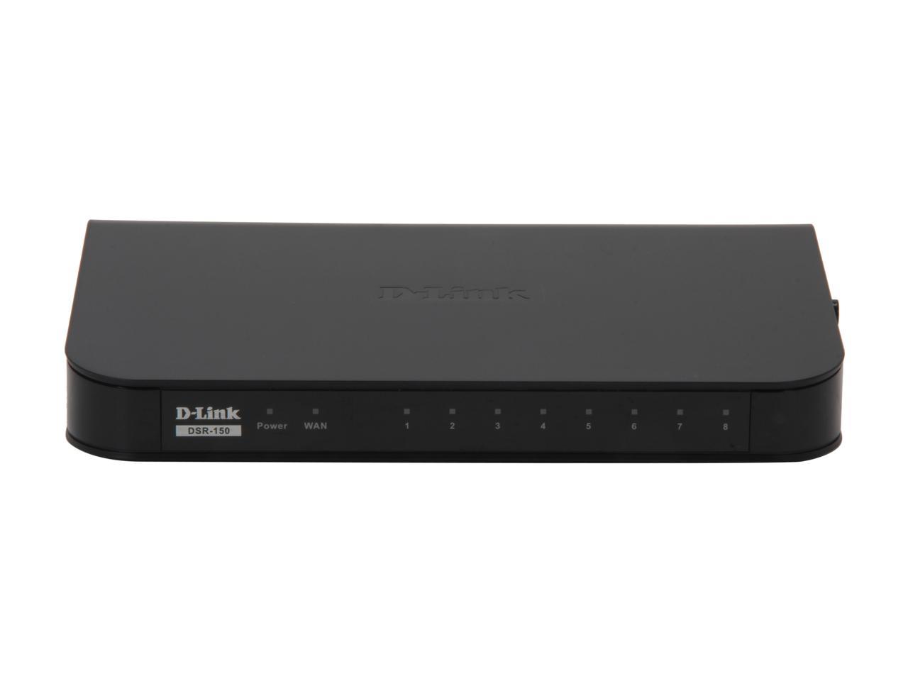 D-Link DSR-150 8-Port 10/100 VPN Router with Dynamic Web Content Filtering