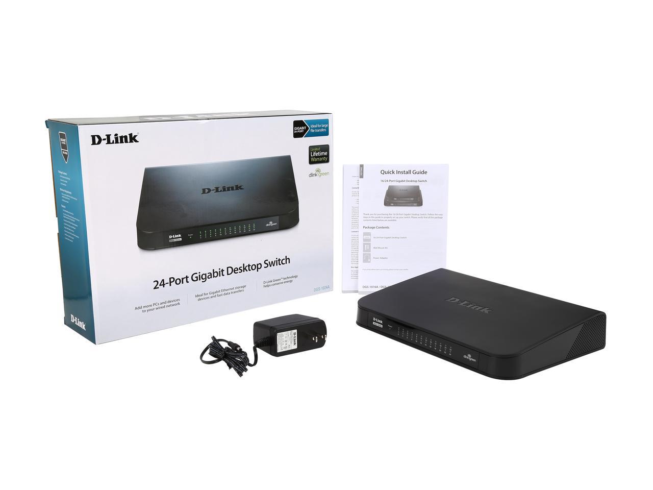 D-Link DGS-1024A 24-Port Gigabit Switch