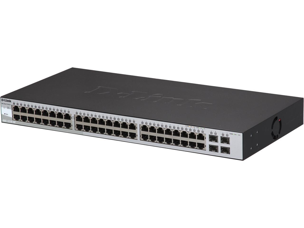D-Link 52-Port Gigabit Web Smart Switch including 4 SFP ports