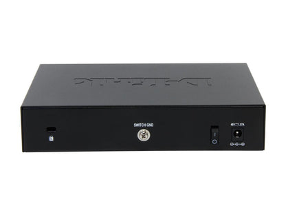 D-Link 8-Port EasySmart Gigabit PoE Ethernet Switch - Lifetime Warranty (DGS-1100-08P)