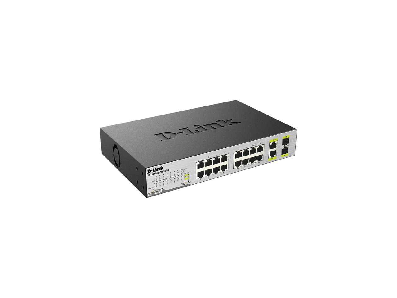 D-Link 18-Port Unmanaged Desktop PoE Switch